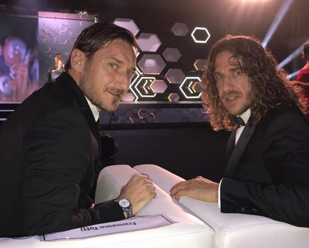 puyol totti globe soccer awards