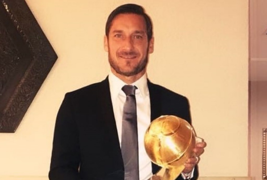 totti globe soccer awards