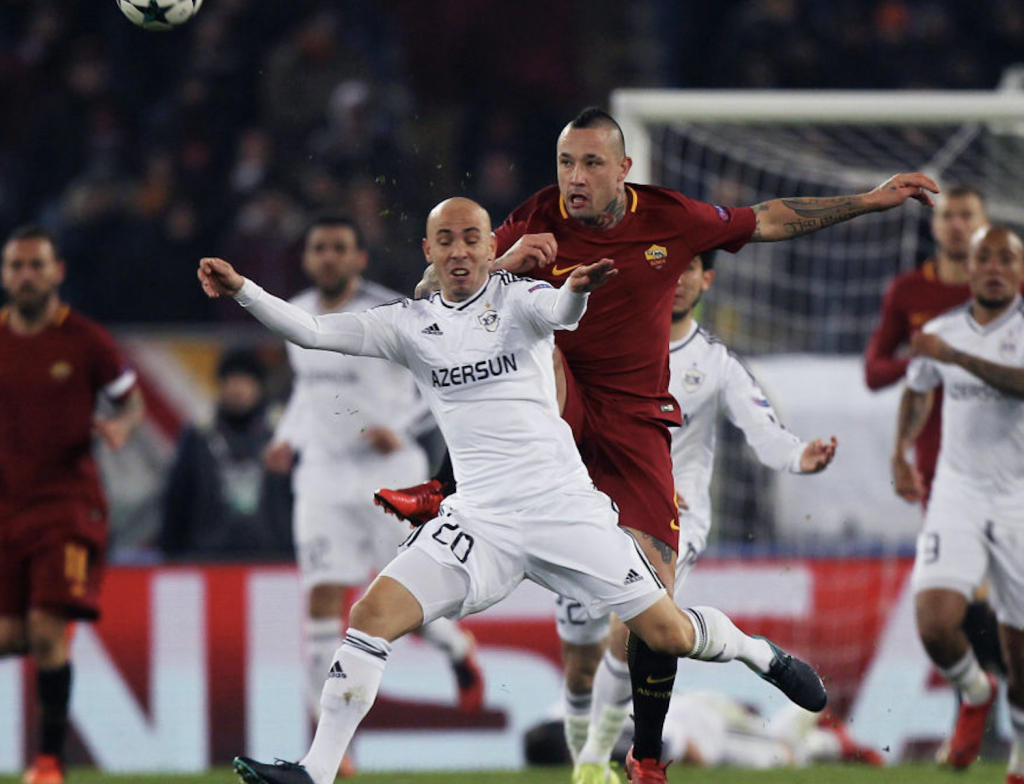 Roma-Qarabag Nainggolan