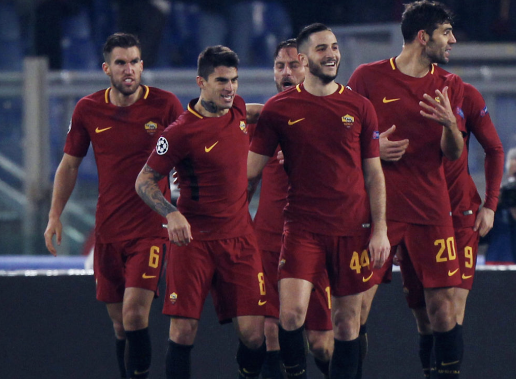 Roma-Qarabag Perotti Manolas Strootman Fazio