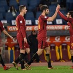 Roma-Cagliari Fazio Florenzi Dzeko