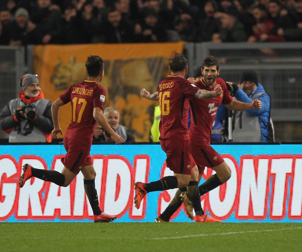 Roma-Cagliari Fazio De Rossi Under