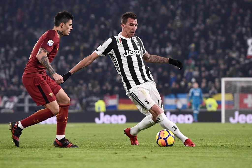 Juventus-Roma Mandzukic Perotti
