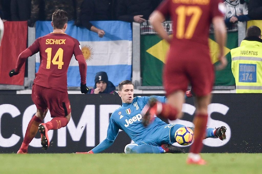 Juventus-Roma Schick Szczesny