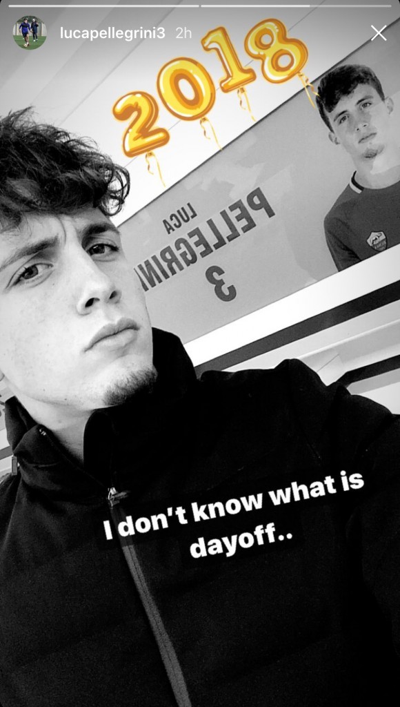 luca pellegrini lavoro instagram roma
