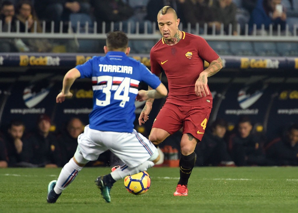 Sampdoria-Roma Nainggolan Torreira