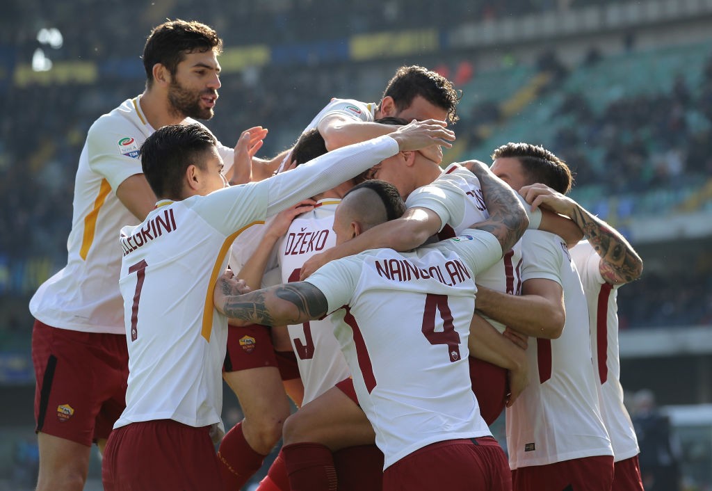 Verona-Roma Esultanza Gol Under