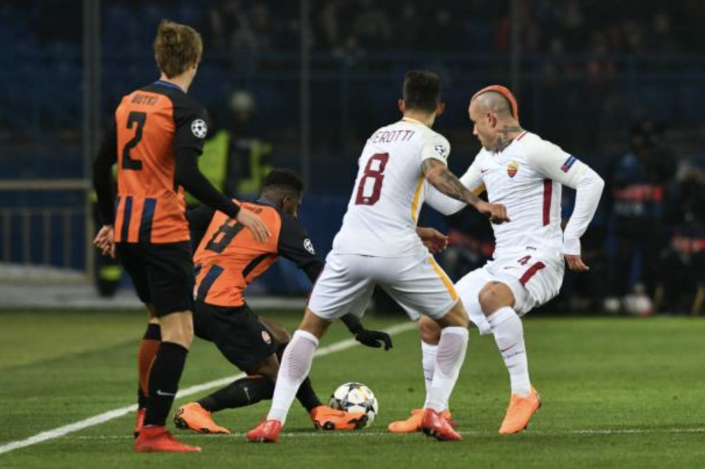 Shakhtar-Roma Perotti Nainggolan