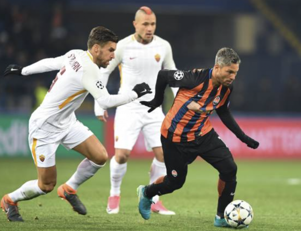 Shakhtar-Roma Strootman Nainggolan Marlos