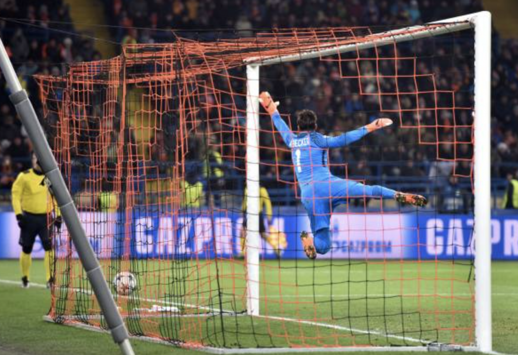 Shakhtar-Roma Alisson Gol Fred
