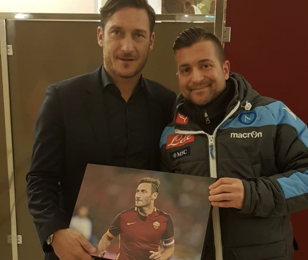 Totti quadro Napoli