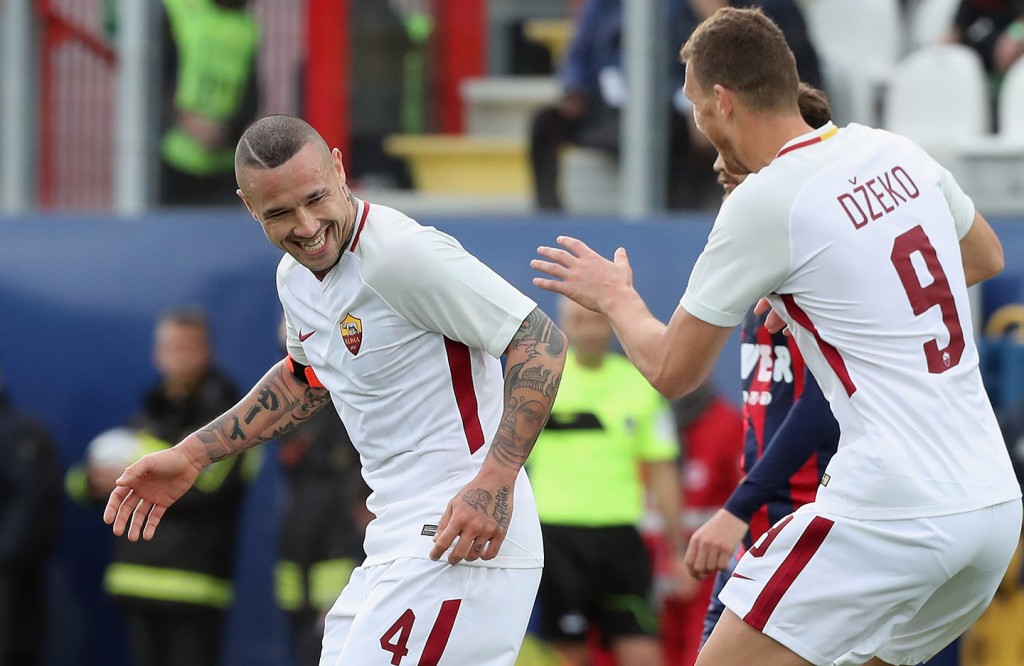 Crotone-Roma Nainggolan Dzeko
