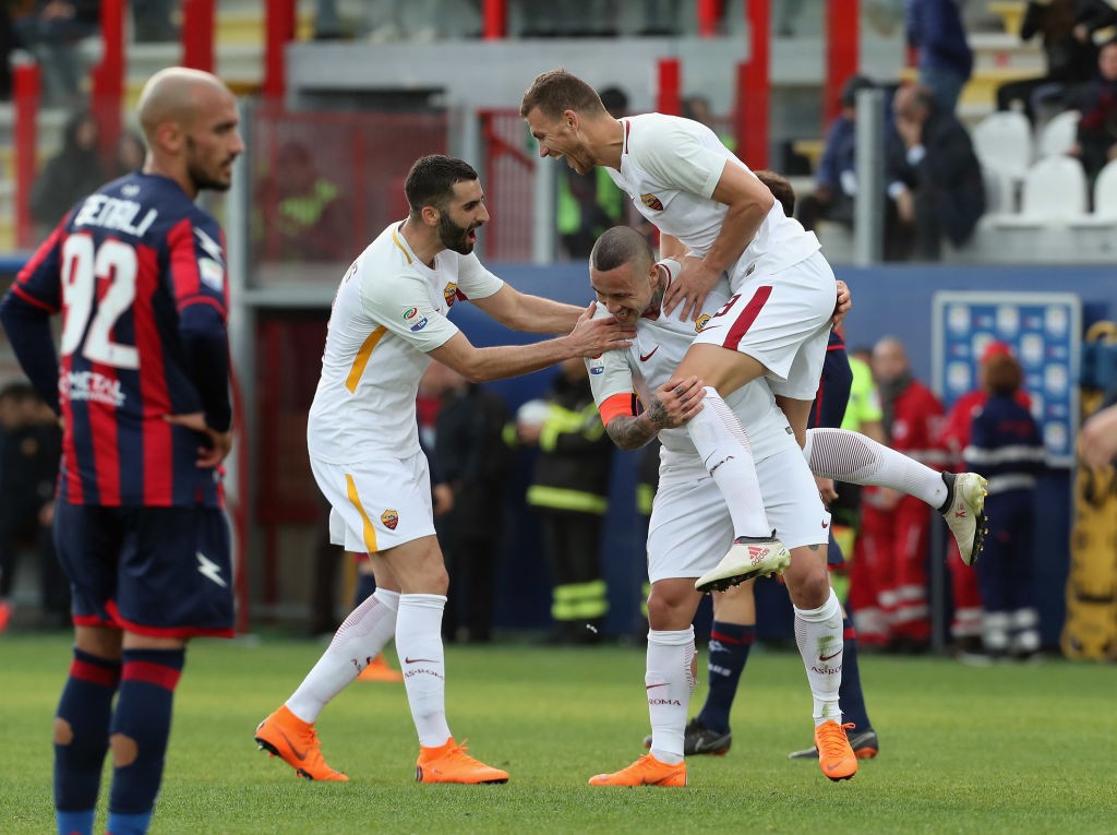 Crotone-Roma Nainggolan Dzeko Gonalons