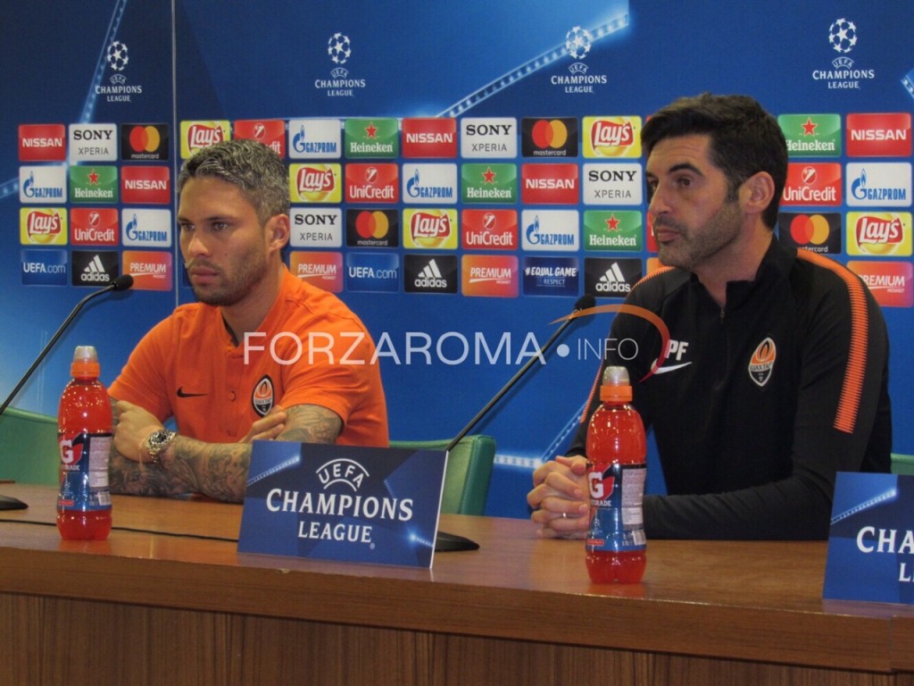 Roma-Shakhtar Conferenza Fonseca Marlos