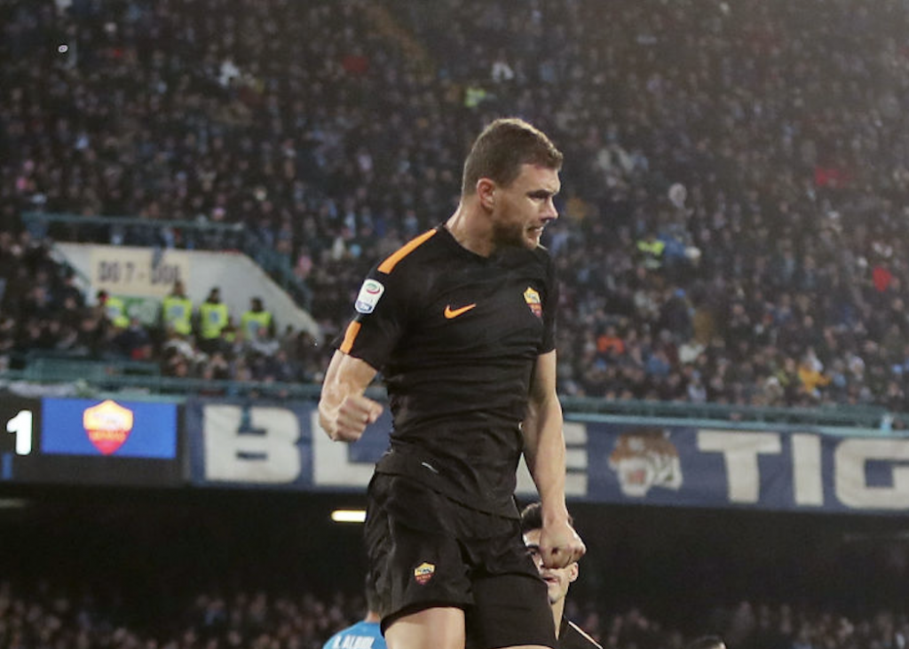 Napoli-Roma Dzeko 04