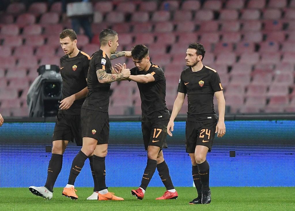 Napoli-Roma Dzeko Kolarov Under Florenzi