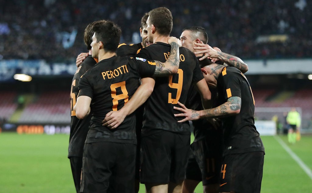 Napoli-Roma Esultanza