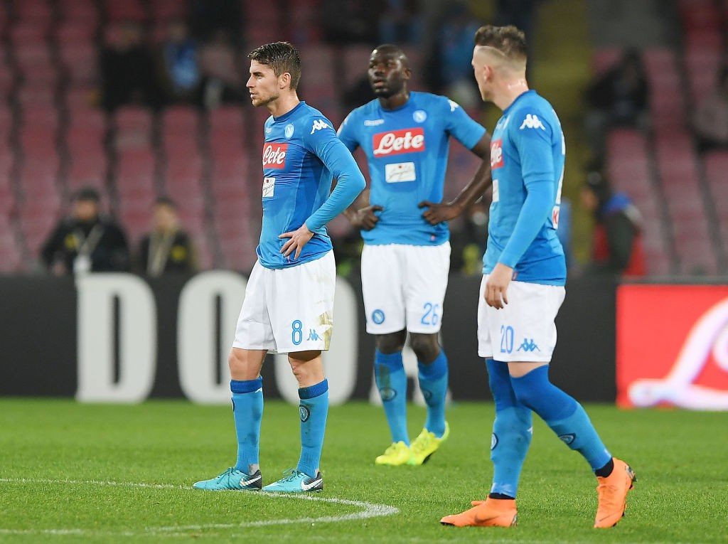 Napoli-Roma Jorginho Koulibaly