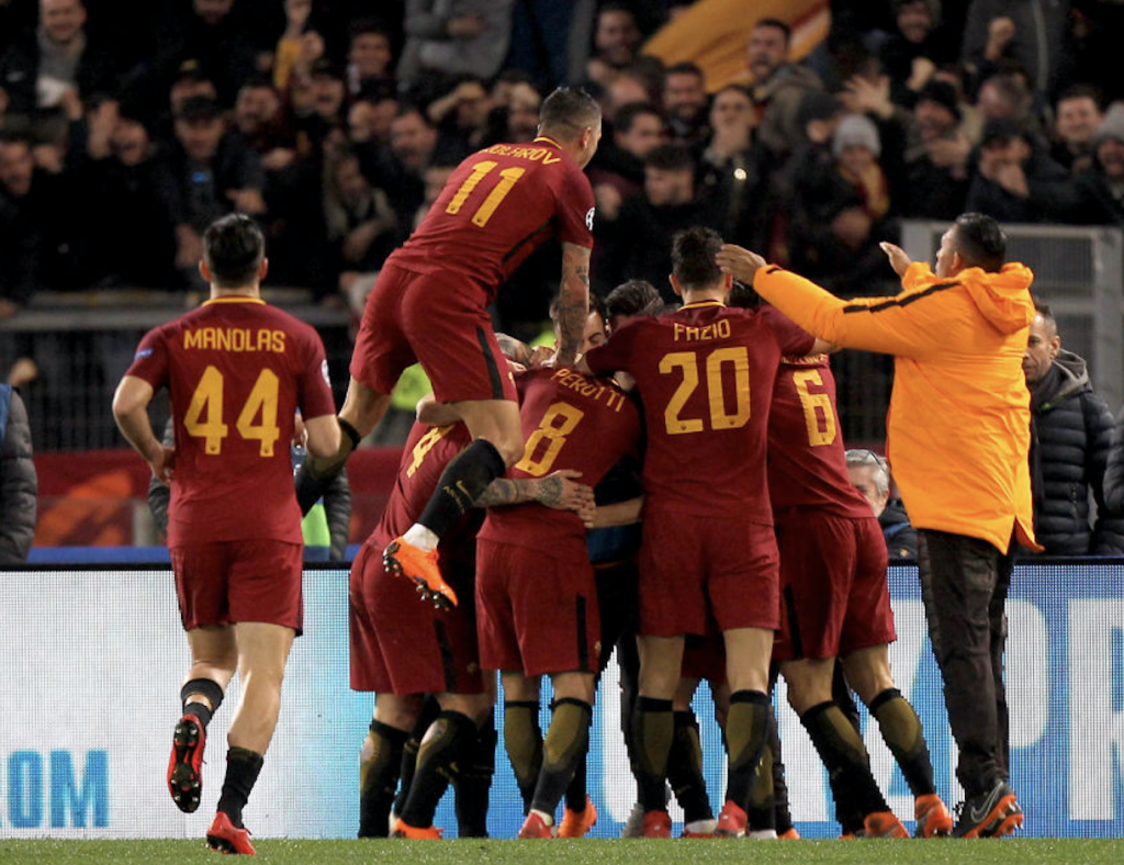 Roma-Shakhtar Esultanza Gol Dzeko 03