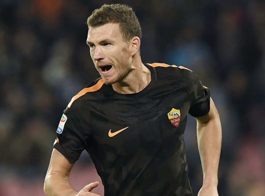 Napoli-Roma Dzeko 07