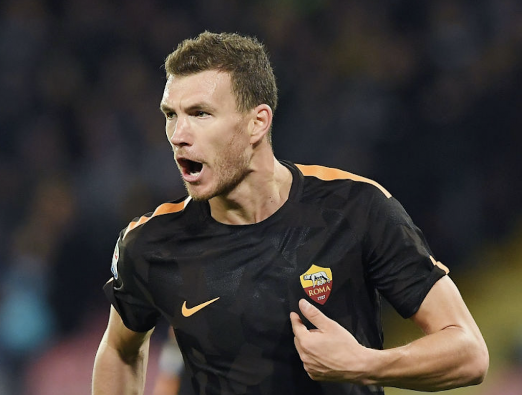 Napoli-Roma Dzeko 09