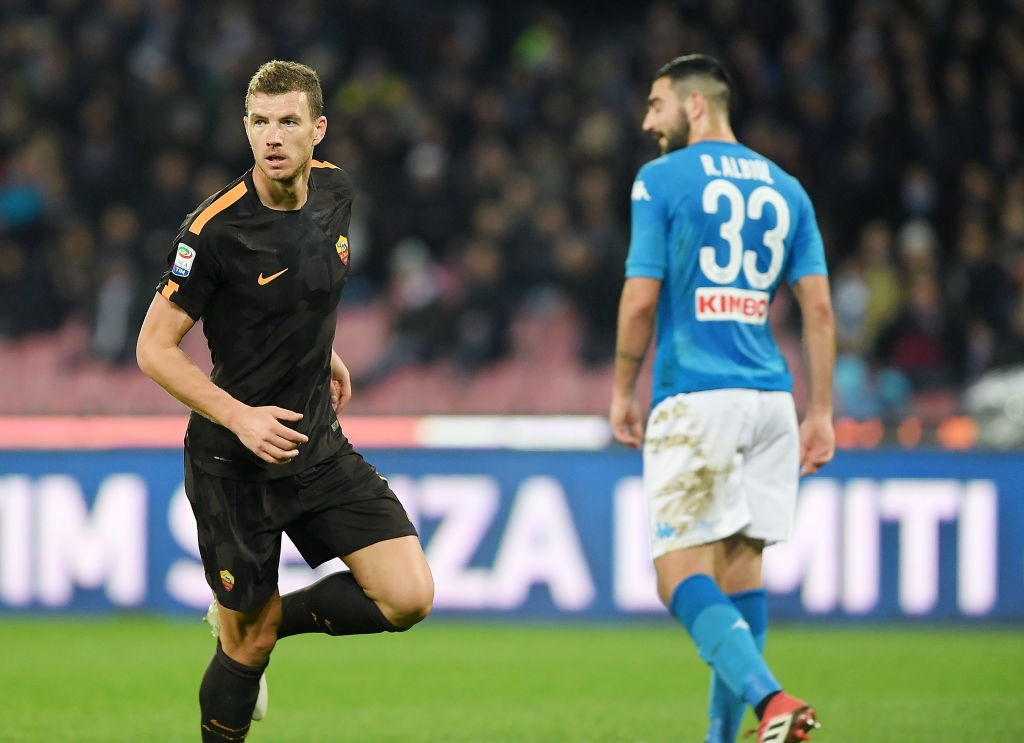 Napoli-Roma Dzeko Albiol