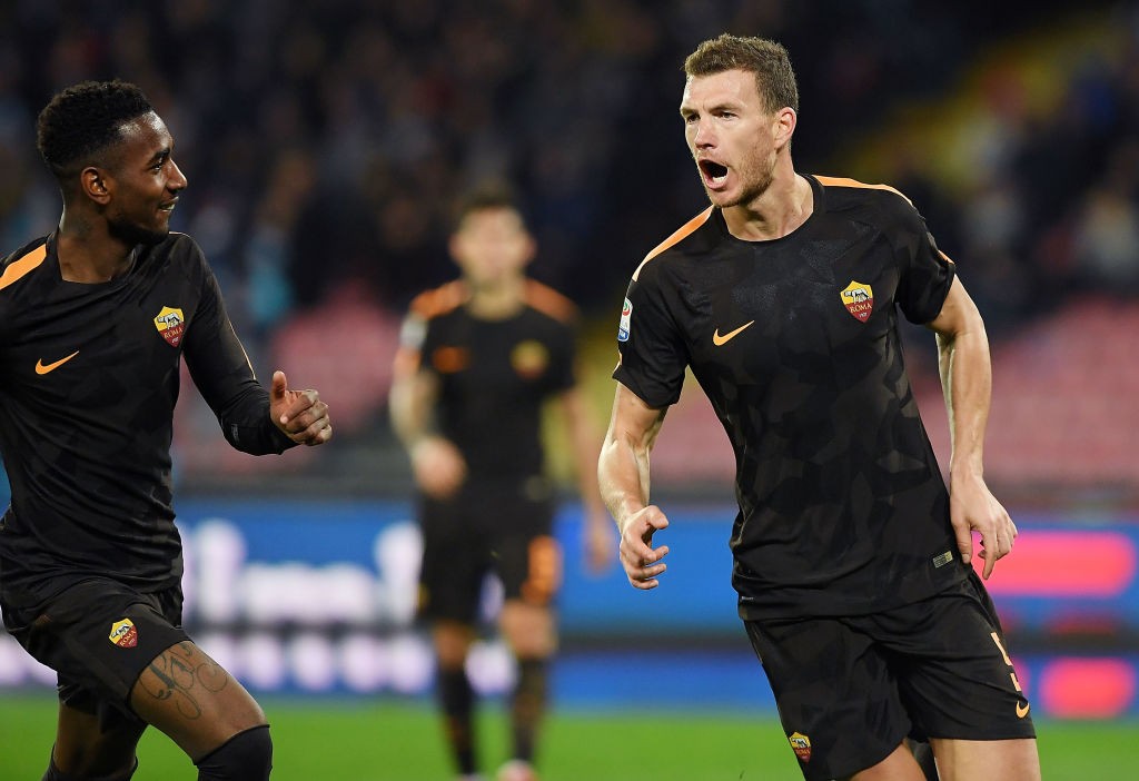 Napoli-Roma Dzeko Gerson