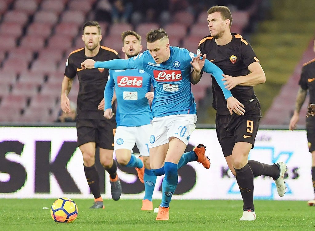 Napoli-Roma Dzeko Zielinski