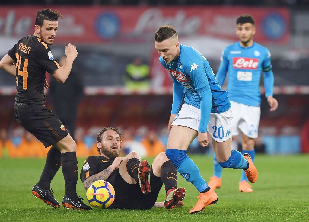 Napoli-Roma Florenzi De Rossi
