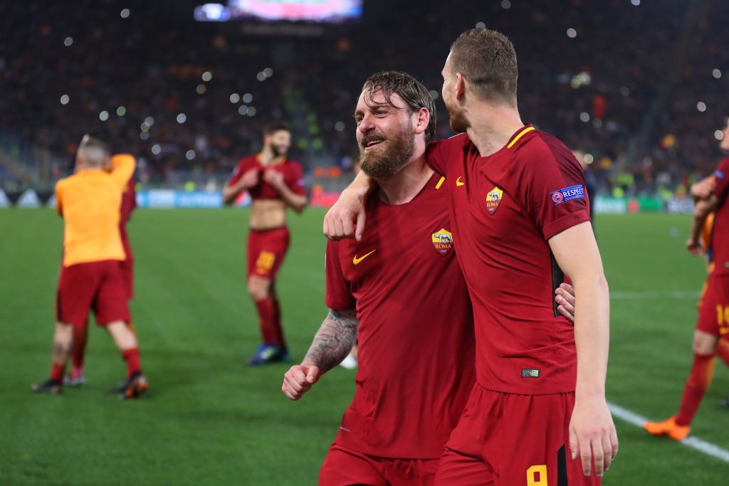 Roma-Barcellona De Rossi Dzeko