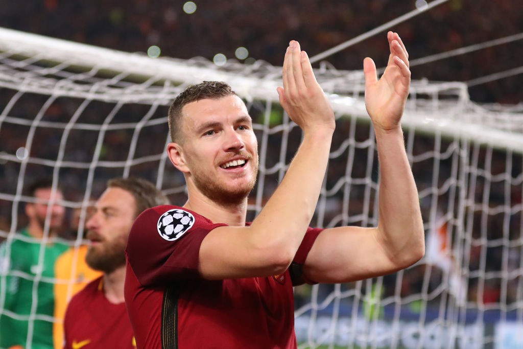 Roma-Barcellona Dzeko 12
