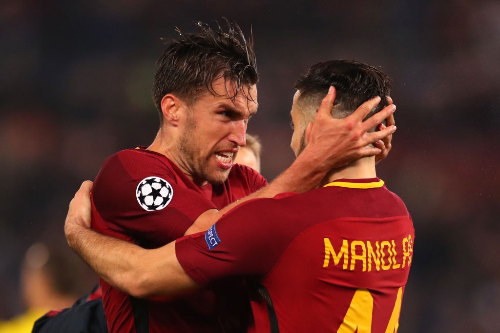 Roma-Barcellona Manolas Strootman
