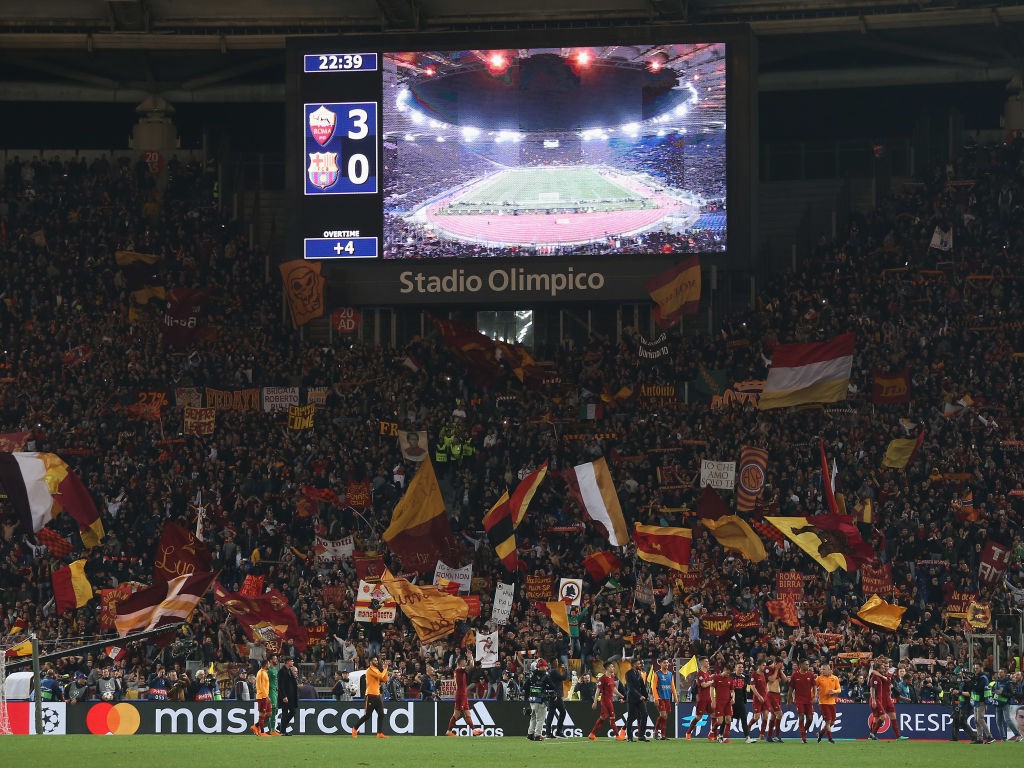 Roma-Barcellona Curva Sud