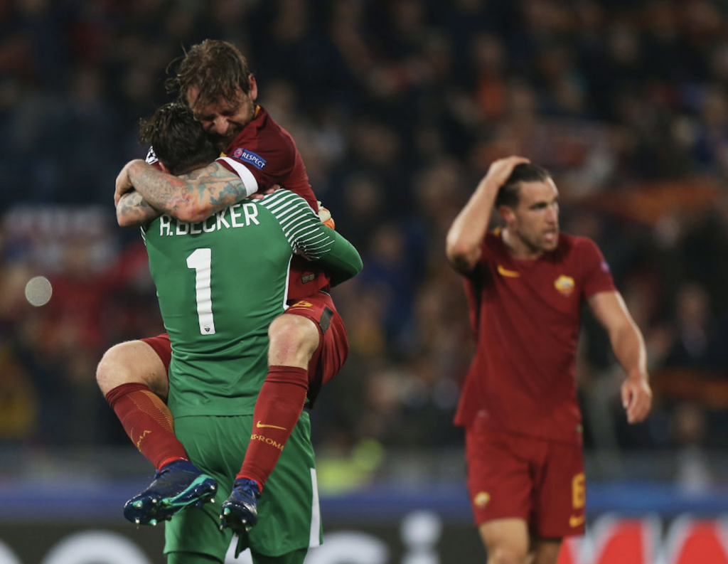 Roma-Barcellona De Rossi Alisson Strootman