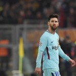 Roma-Barcellona Messi deluso 02