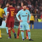 Roma-Barcellona Messi deluso