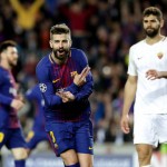 Barcellona-Roma Pique Fazio
