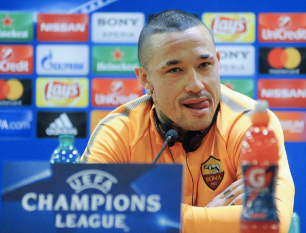 Roma-Barcellona Conferenza Nainggolan 02