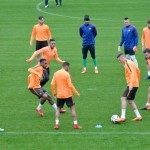 Trigoria Rifinitura Roma-Barcellona 02