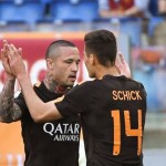 Roma-Chievo Nainggolan Schick