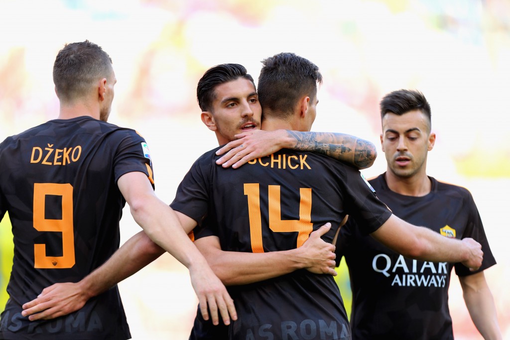 Roma-Chievo Schick Dzeko Pellegrini El Shaarawy