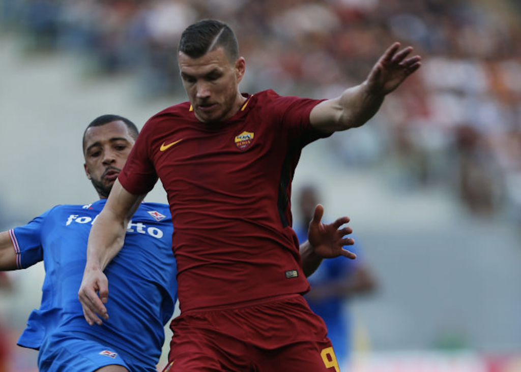 Roma-Fiorentina Dzeko 02