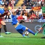 Roma-Fiorentina Dzeko Hugo