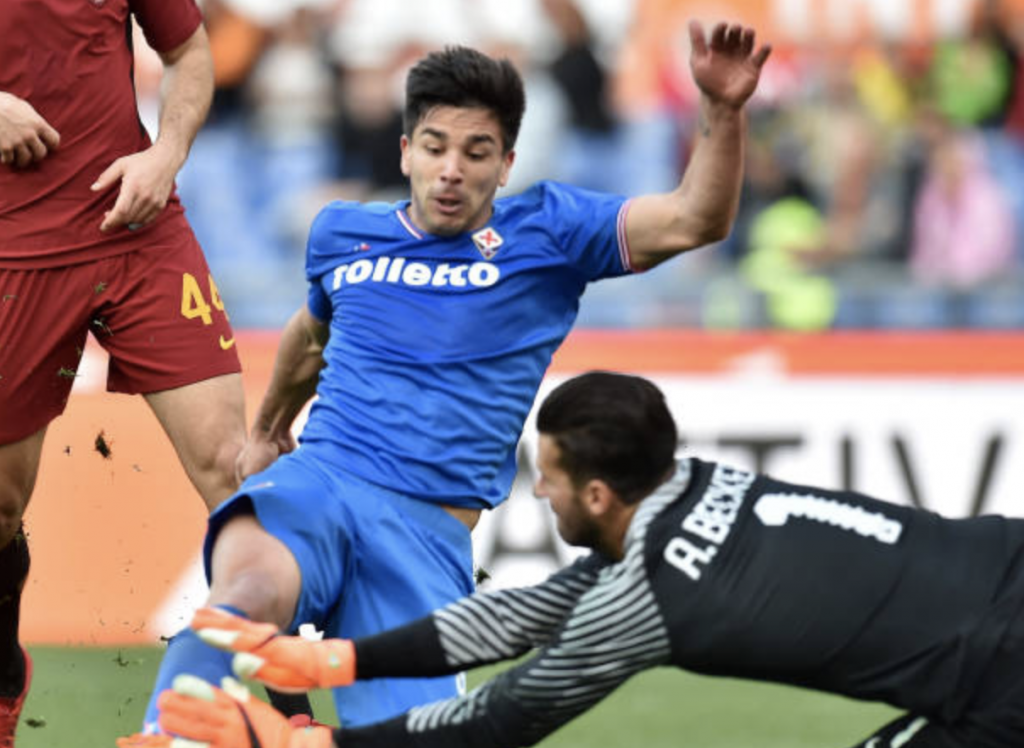 Roma-Fiorentina Simeone Alisson