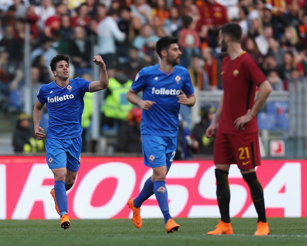 Roma-Fiorentina Simeone Gonalons