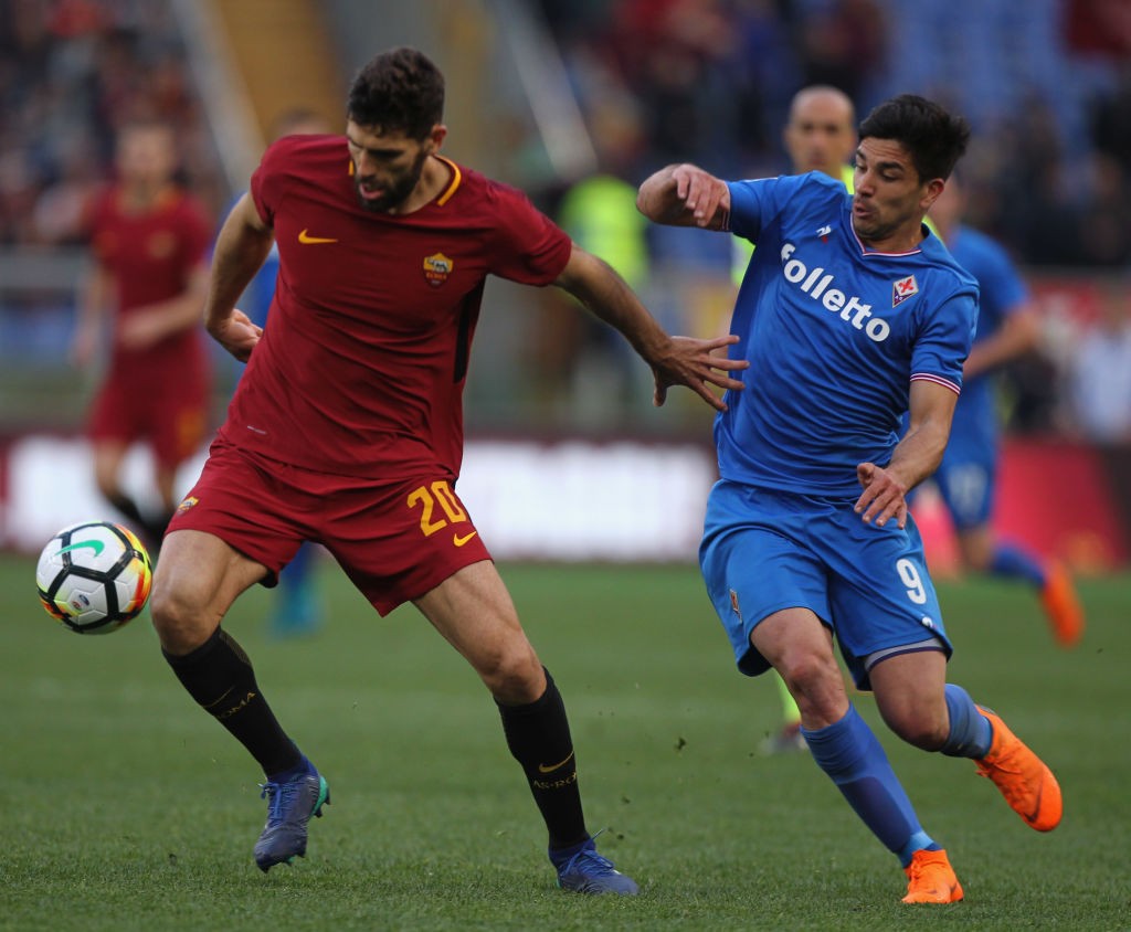 Roma-Fiorentina Fazio Simeone