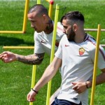 Manolas NainggolanAllenamento_Roma_Champions_Liverpool (12)