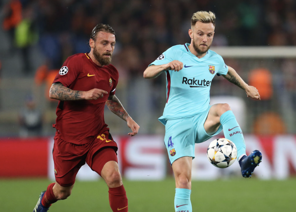 Roma-Barcellona De Rossi Rakitic