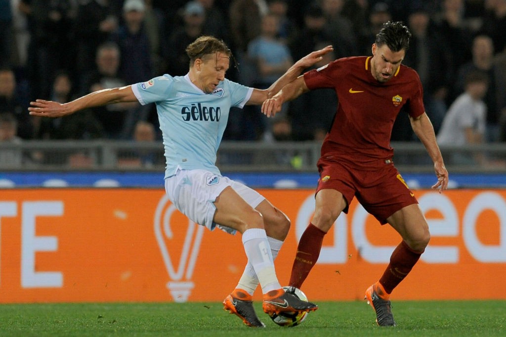 Lazio-Roma Strootman Lucas Leiva