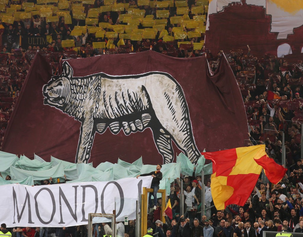 Lazio-Roma Coreografia Curva Sud